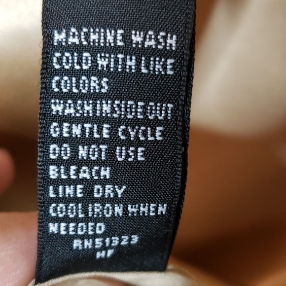 Josephine Chaus Gold Silk Blouse - Picture 5 of 5